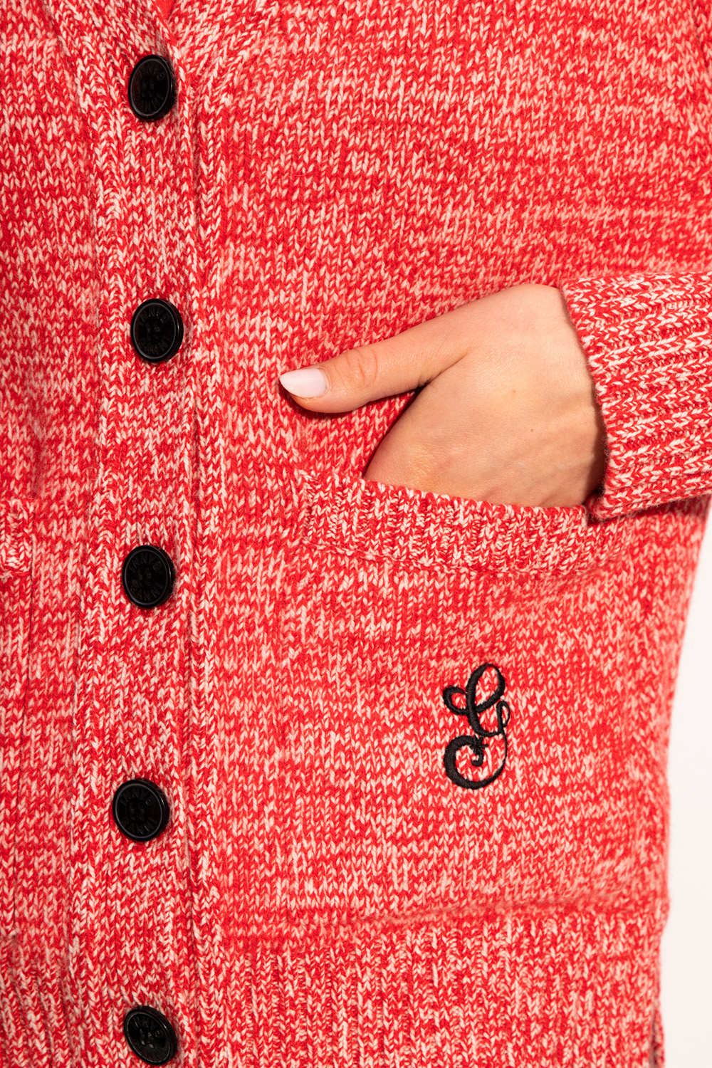 Ganni Cardigan with logo